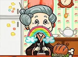 Feed Grandma & Grandpa Food Sorting Game