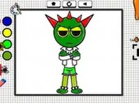 Easy Coloring Sprunki Time Online Coloring Game
