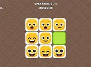 Emoji: Find a Pair Online Memory Game