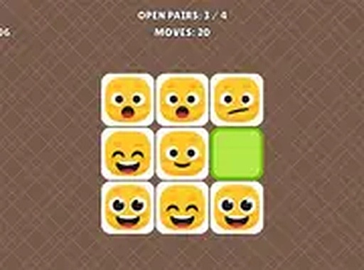 Emoji Memory Match Puzzle