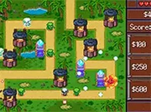Retro Tower Defense Strategy Game