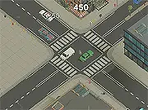 Traffic Control Puzzle Simulation