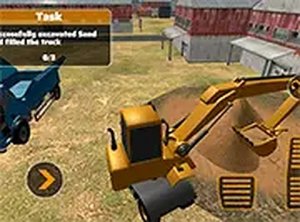 Excavator Driving Challenge Simulator Online Game