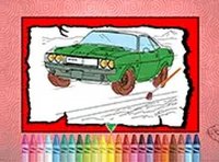 Muscle Cars Coloring Online Coloring Game